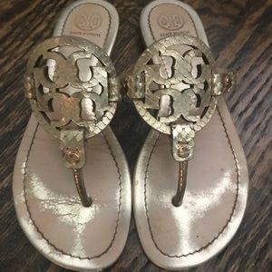 Tory Burch Miller Sandal. Very used condition!